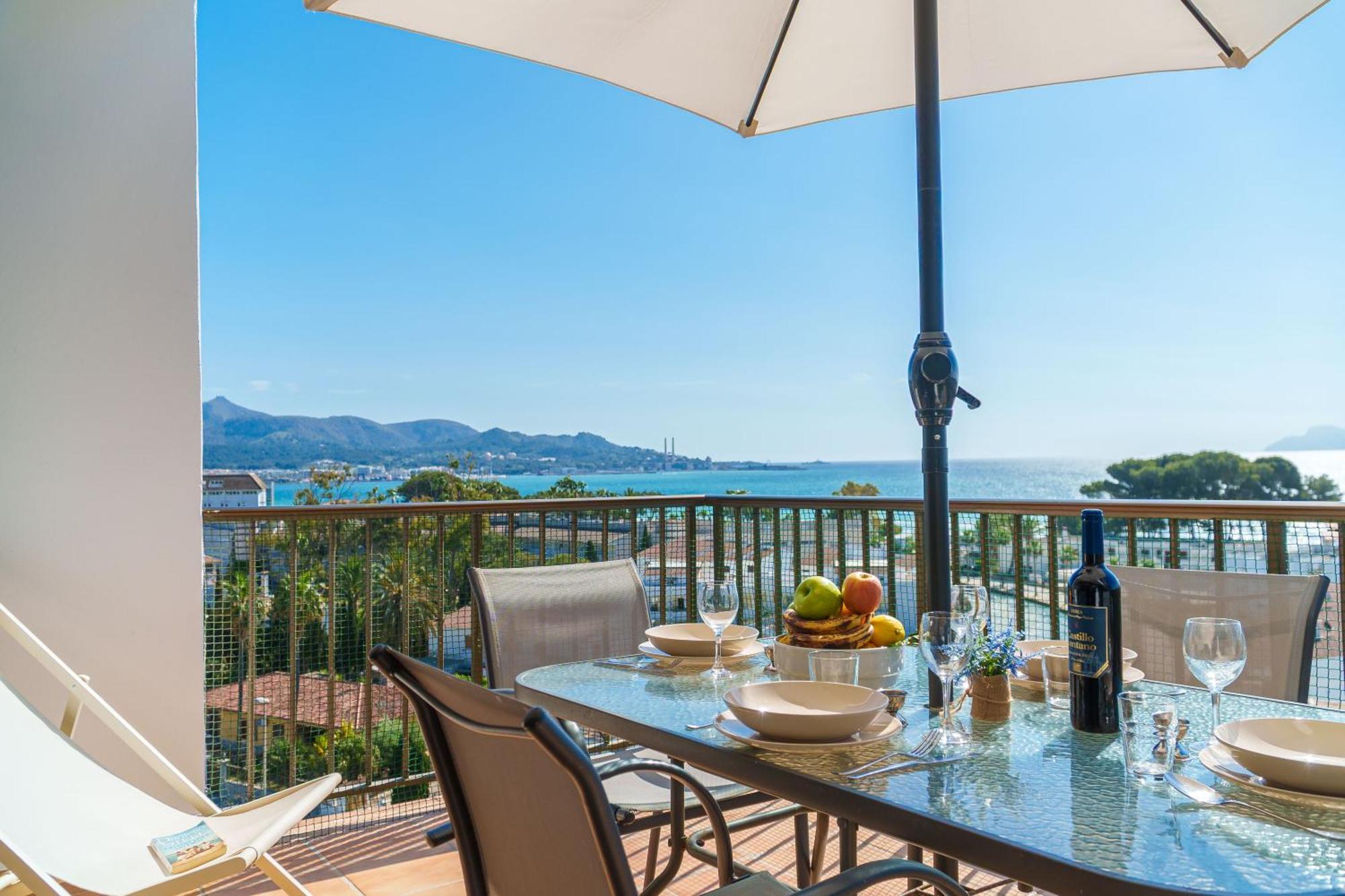 Apartment The Shell Ii, Beach Views And Pool Alcúdia Exterior foto